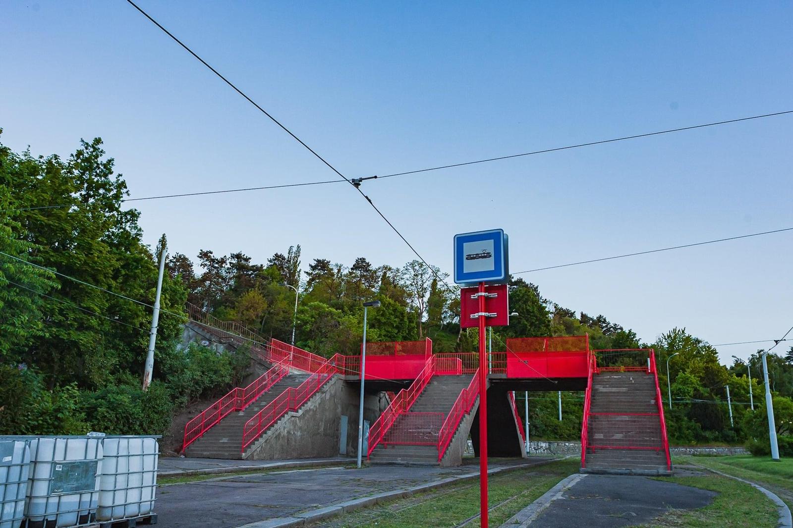 Tramvajová smyčka Dlabačov