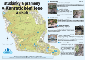 informační materiál Studánky a prameny v Praze, č.6 - Kunratický les a okolí, PDF verze