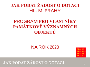 PREZENTACE_ zpracování žádosti  2023