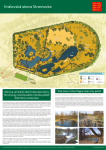infopanel č.9 - Obnova centrální části Královské obory Stromovky