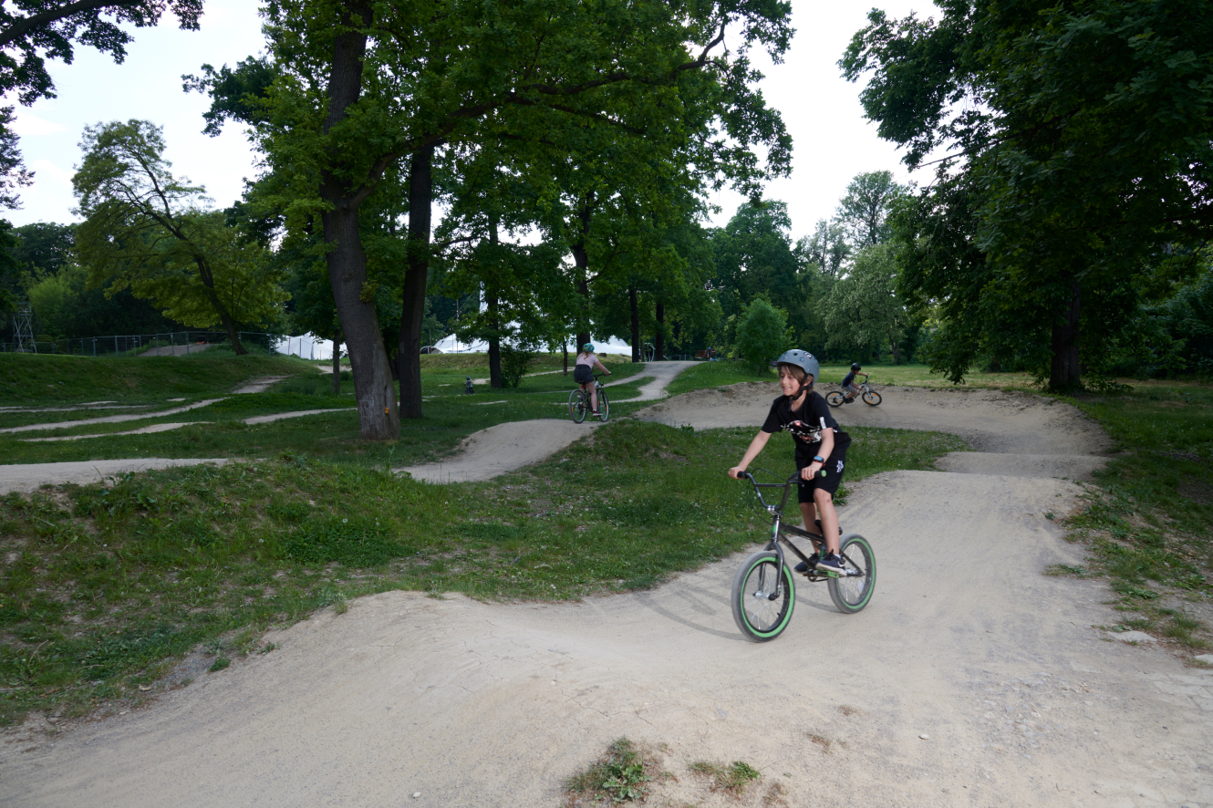 Dětský cyklopark Na Výstavišti