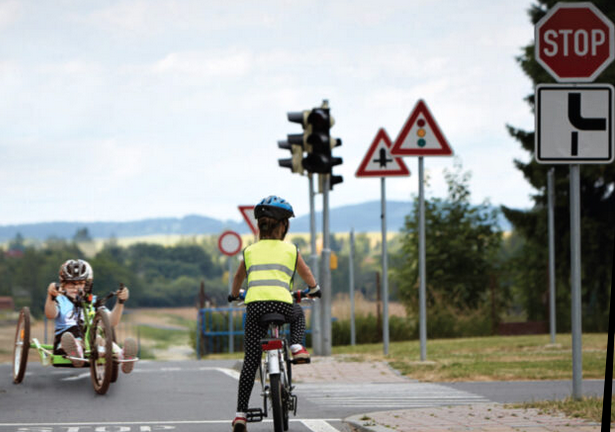 Ilustrační foto: Handbike na dětském dopravním hřišti