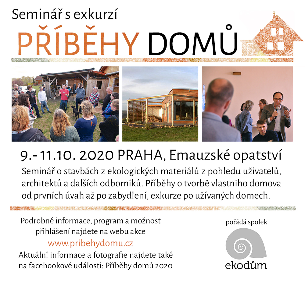 SEminář s exkurzí - Příběhy domů, 2020, pozvánka