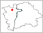 orientační mapka Prahy - studánka Jenerálka