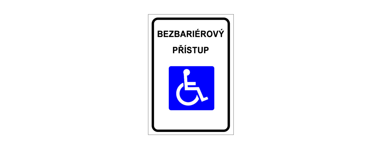 Piktogram Bezbariérový přístup