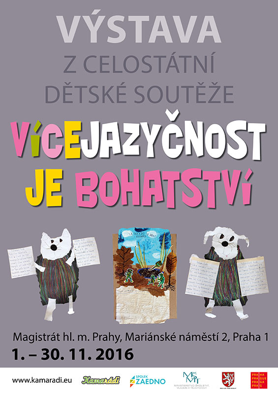 Pozvánka na výstavu „Vícejazyčnost je bohatství“